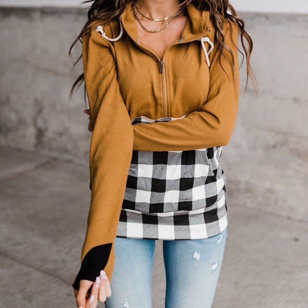 Ampersand Ave &Ave New Chapter Half Zip Hoodie